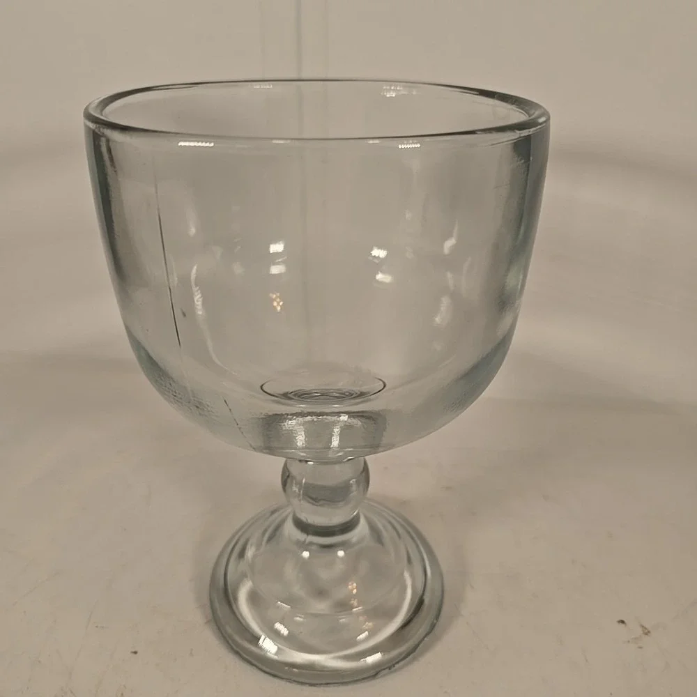 Vintage Heavy Super Thick Extra Large Margarita Glass Grande‎ 8